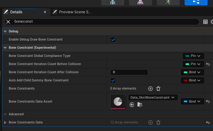 BoneConstraint Parameters