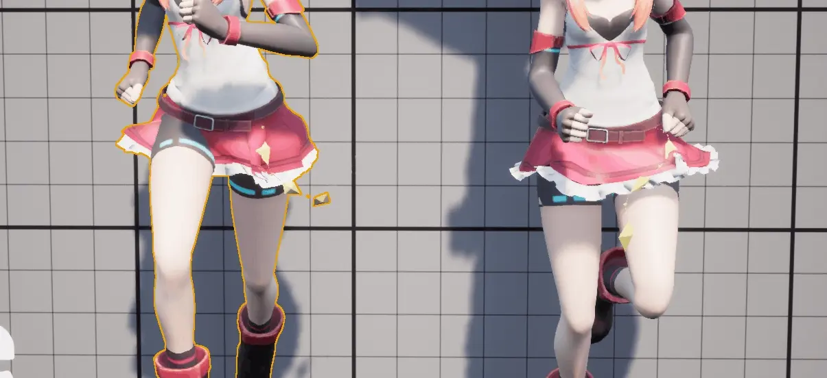 SyncBone + Collision comparison