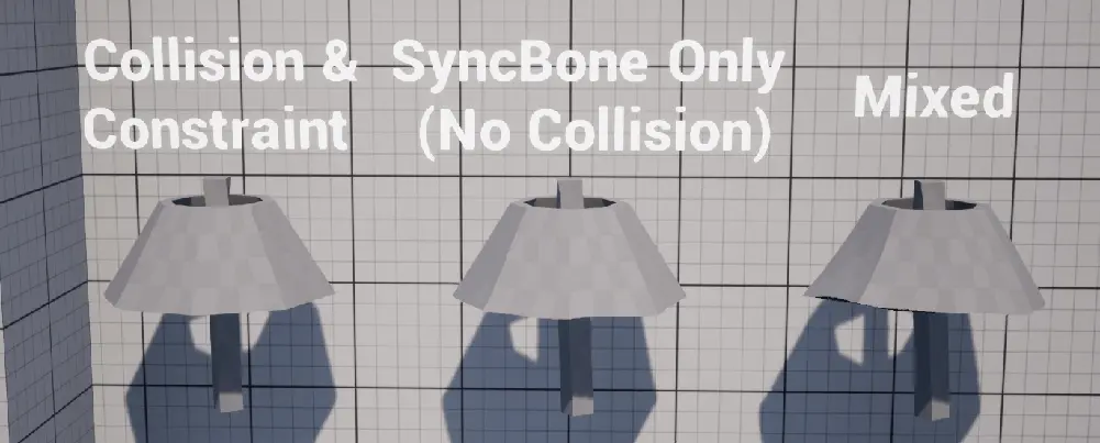 SyncBone + BoneConstraint + Collision