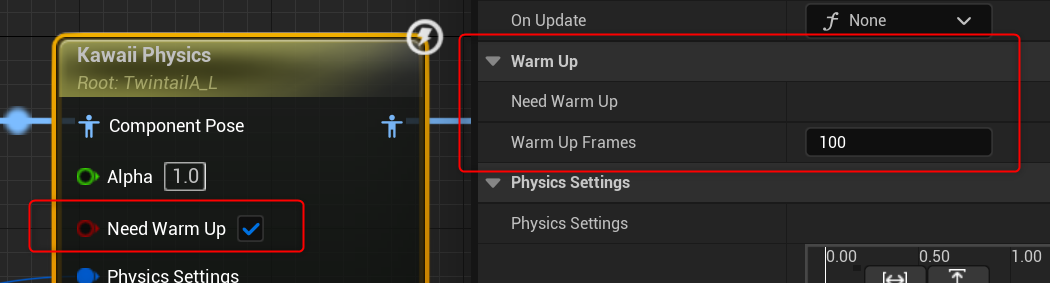 Warm Up Parameters